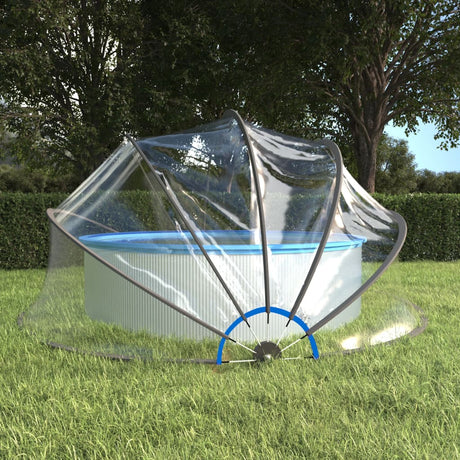 Vidaxx Swimming Pool Cover Round 467x234 cm PVC