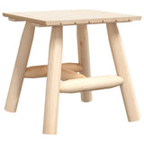 Vidaxl bijzettafel 49x49x50 cm massief vurenhout
