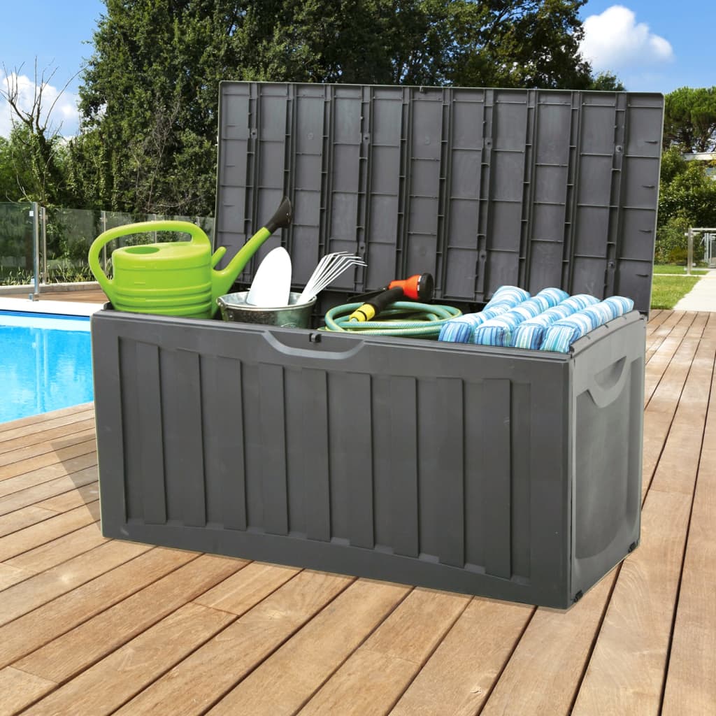 Vidaxx opbevaringsboks 118x53x57 cm polypropylen sort