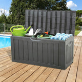 Vidaxx opbevaringsboks 118x53x57 cm polypropylen sort
