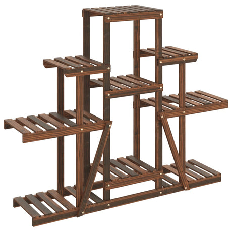 Vidaxx Flower Stand 110x25x96 cm fast fyrretræ