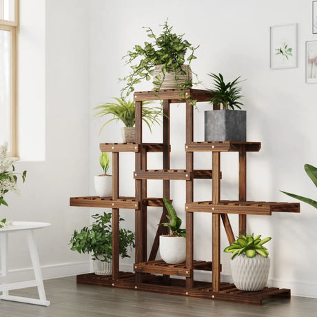 Vidaxx Flower Stand 110x25x96 cm fast fyrretræ