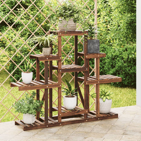 Vidaxx Flower Stand 110x25x96 cm fast fyrretræ