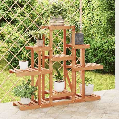 Vidaxx Flower Stand 110x25x96 cm fast fyrretræ