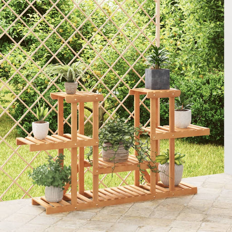Vidaxl Plant Stand 110x25x73 cm Solid fyrretræ