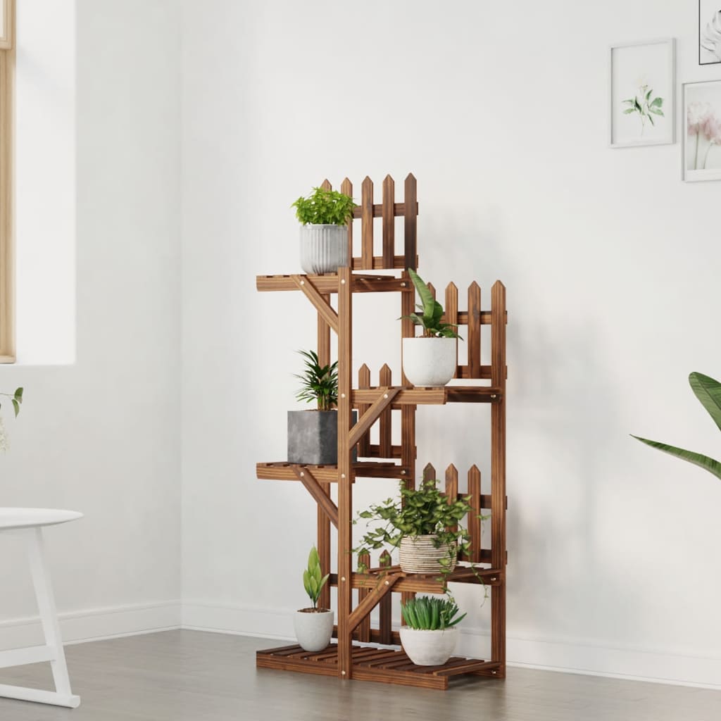 Vidaxx Plant Stand 60x25x130 cm fast fyrretræ