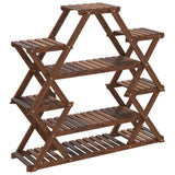 Vidaxx Plant Stand 110x25x105 cm fast fyrretræ