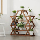Vidaxx Plant Stand 110x25x105 cm fast fyrretræ