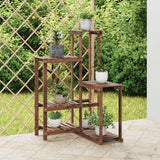 Vidaxx plantestand 62,5x61,5x101,5 cm massivt fyrretræ