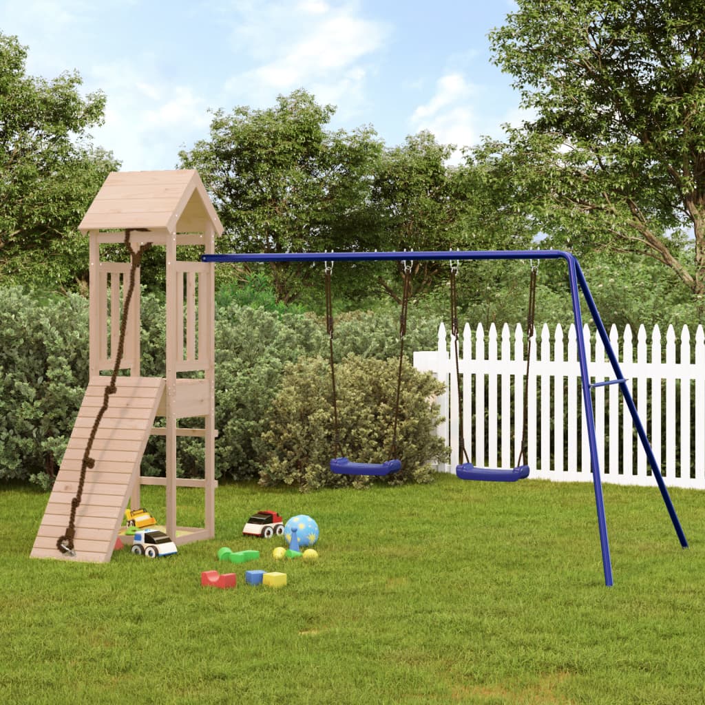 Vidaxl Playhouse Solid Pine Wood