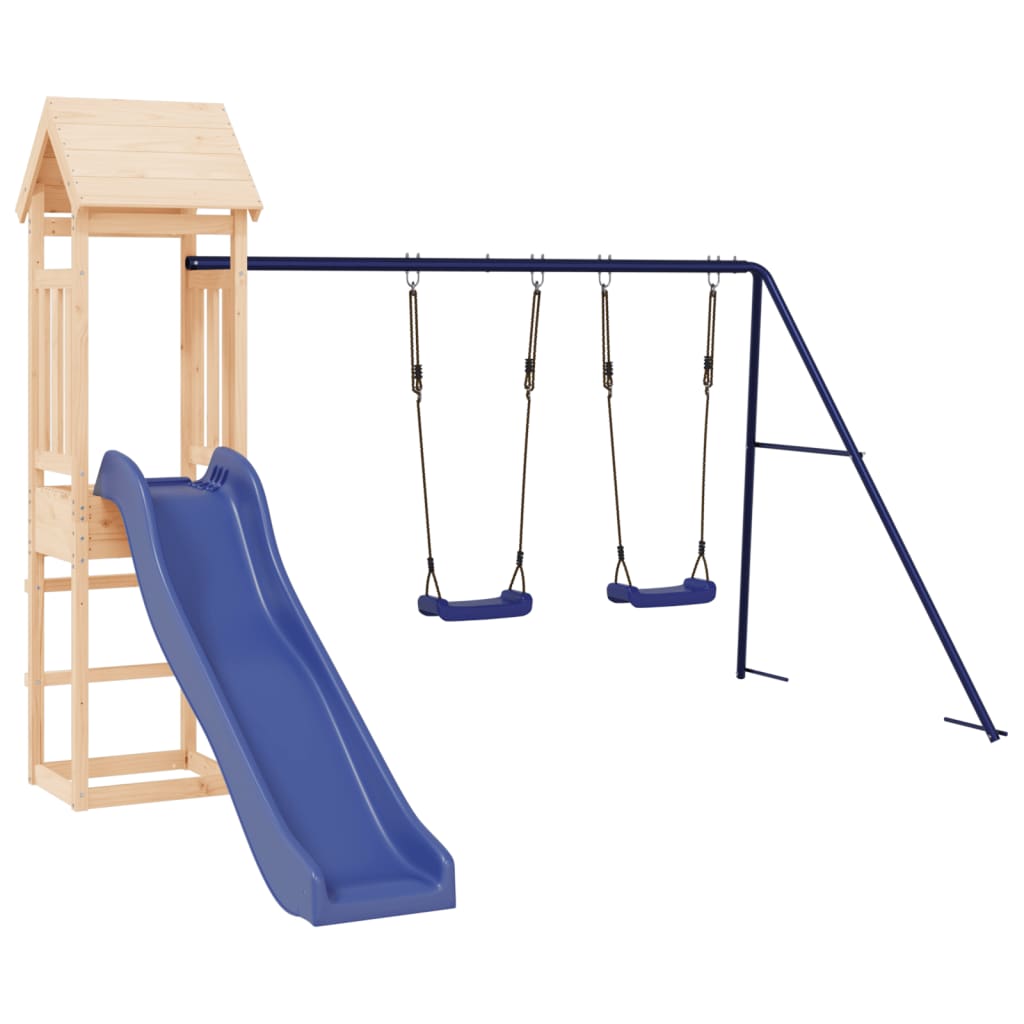 Vidaxl Playhouse Solid Pine Wood