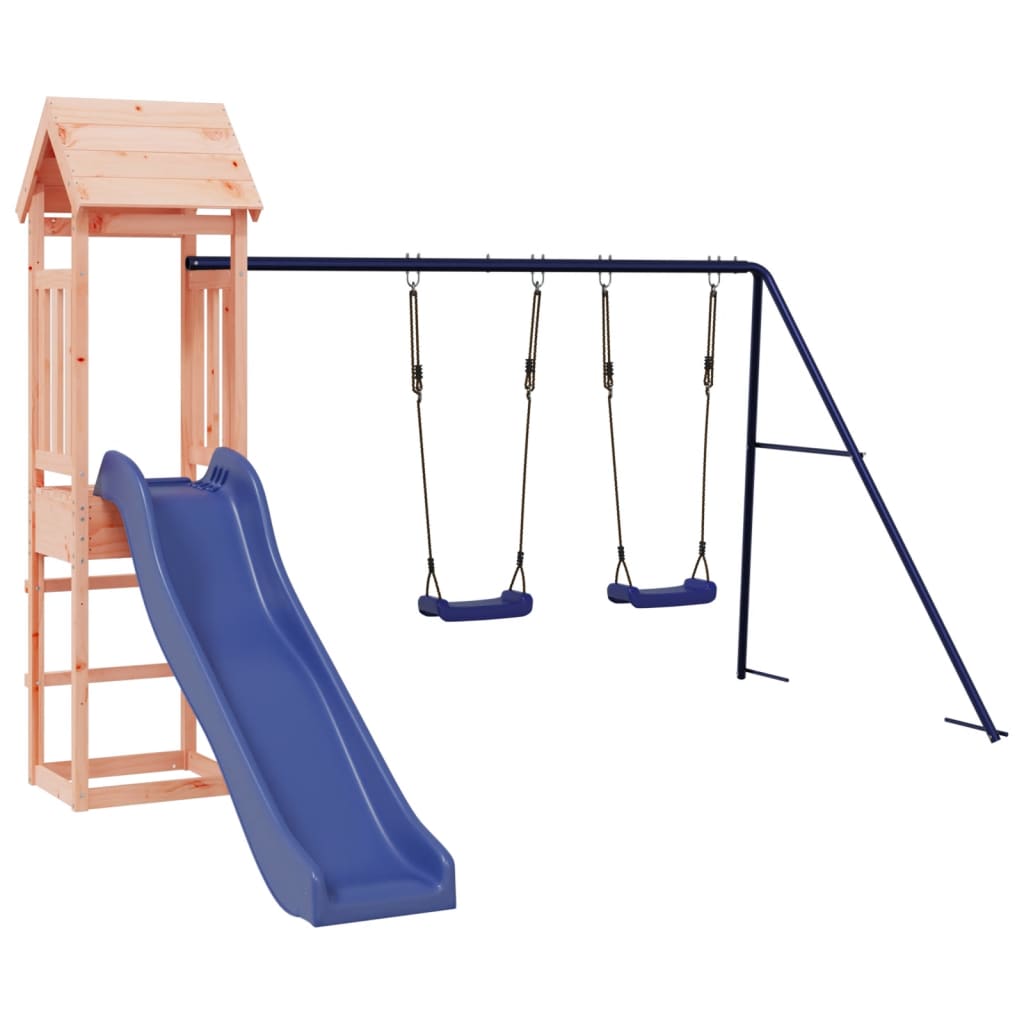 Vidaxl Playhouse Solid Douglas Wood