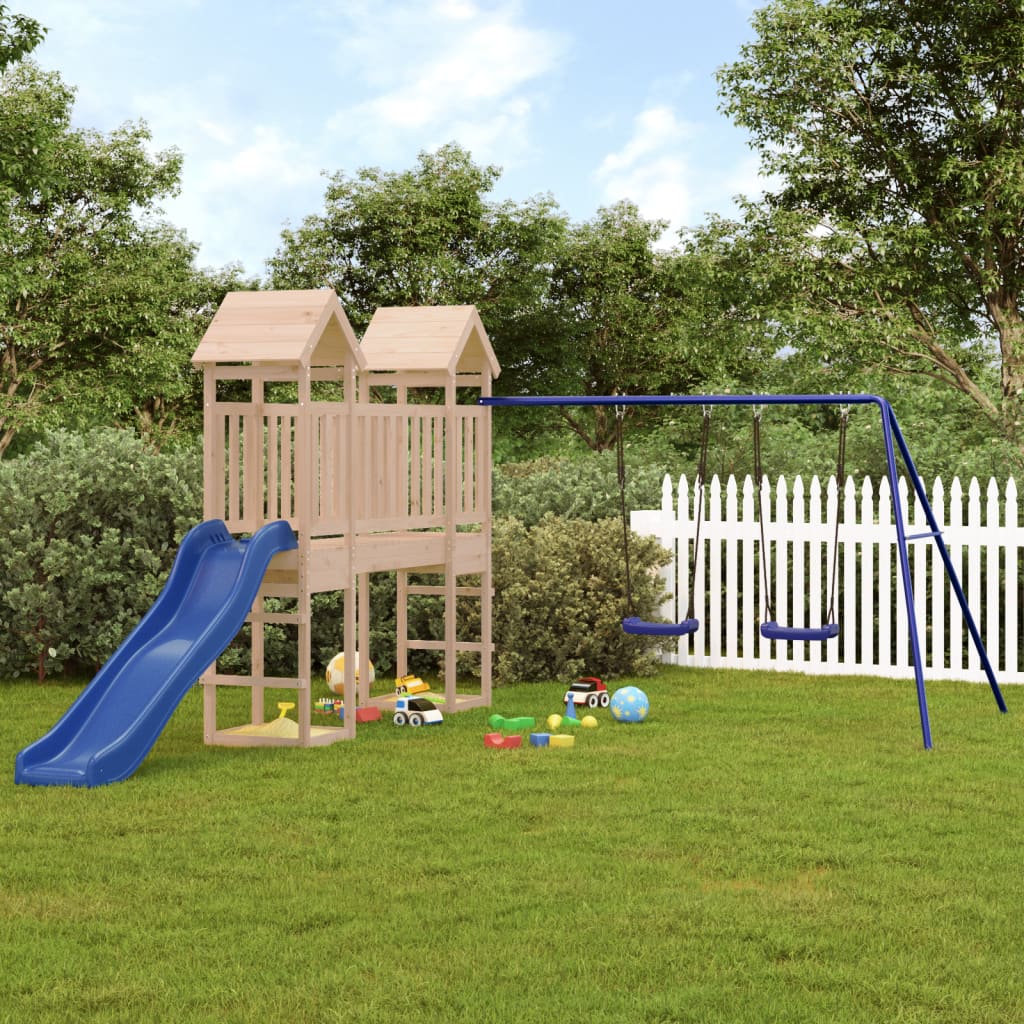Vidaxl Playhouse Solid Pine Wood