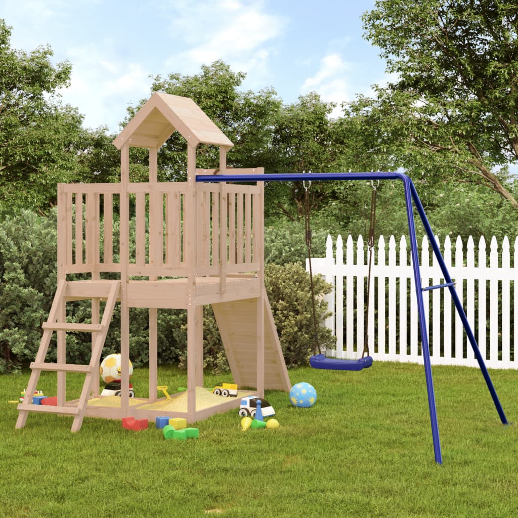 Vidaxl Playhouse Solid Pine Wood