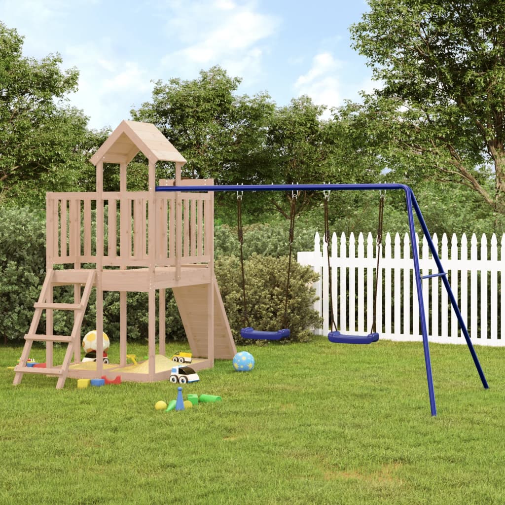 Vidaxl Playhouse Solid Pine Wood