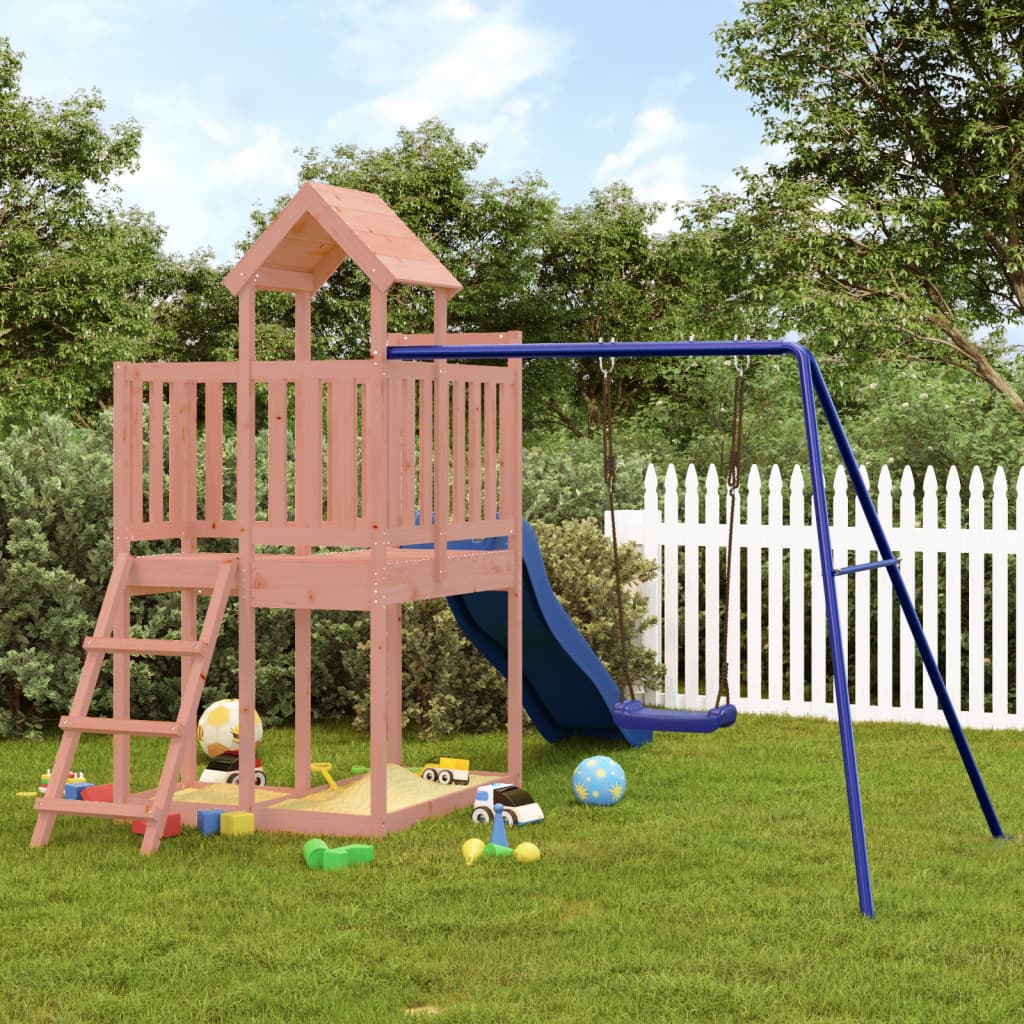 Vidaxl Playhouse Solid Douglas Wood