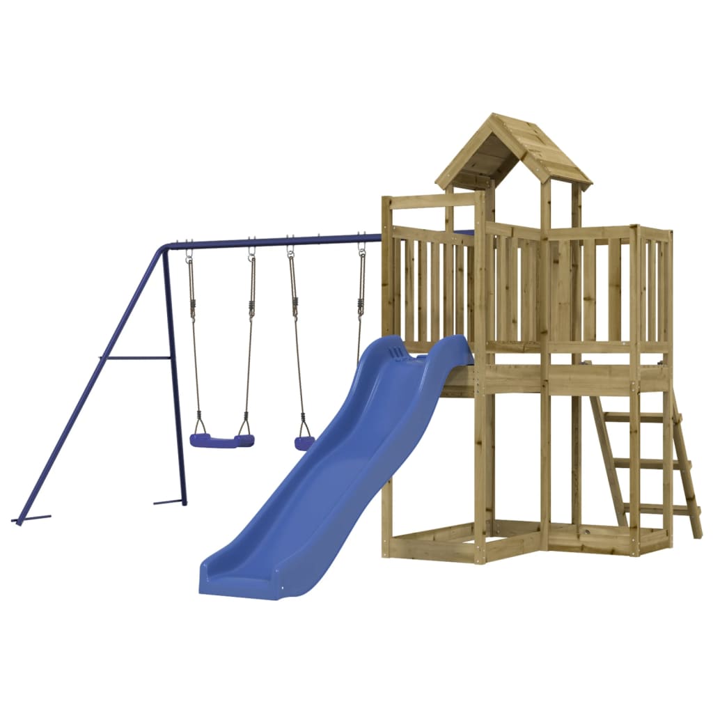 Vidaxl Playhouse imprægneret fyrretræ