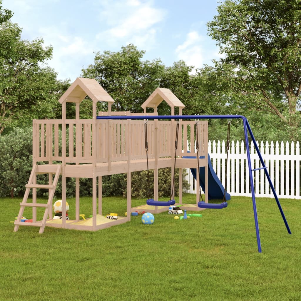 Vidaxl Playhouse Solid Pine Wood