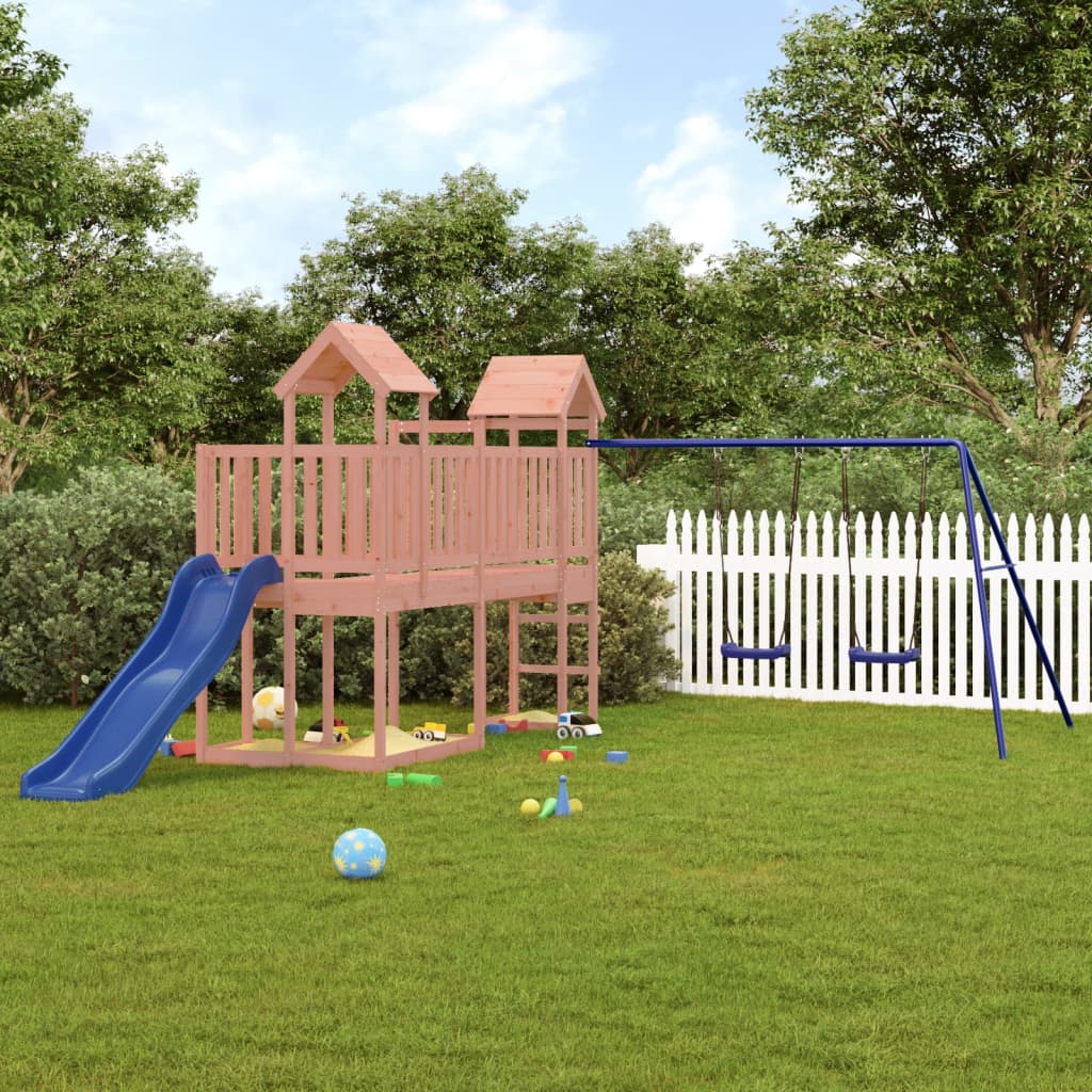 Vidaxl Playhouse Solid Douglas Wood