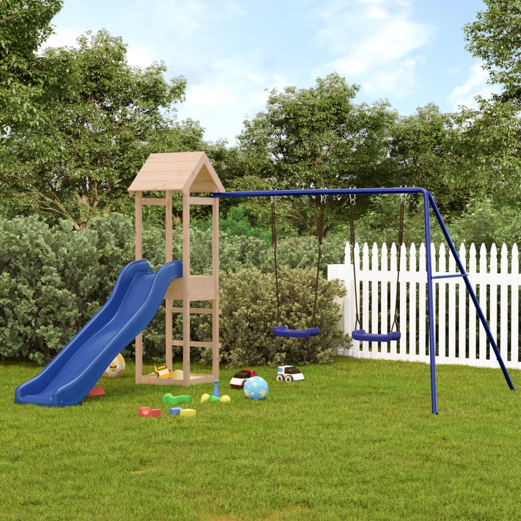 Vidaxl Playhouse Solid Pine Wood