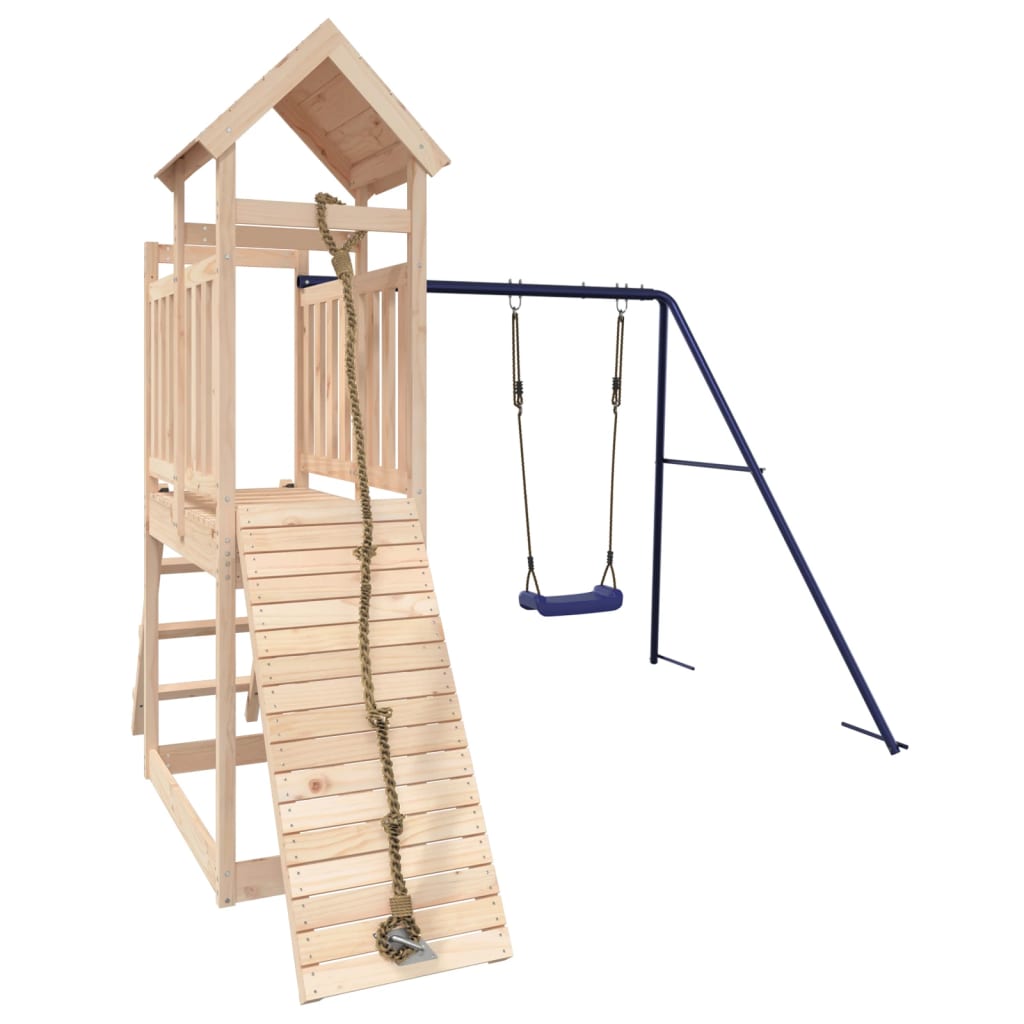 Vidaxl Playhouse Solid Pine Wood