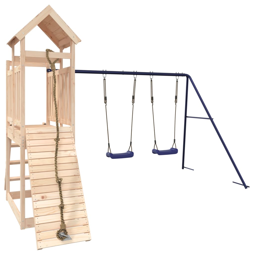 Vidaxl Playhouse Solid Pine Wood