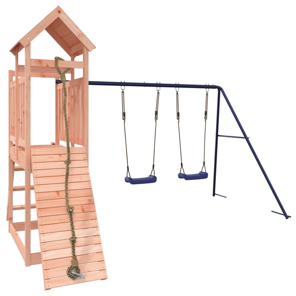 Vidaxl Playhouse Solid Douglas Wood