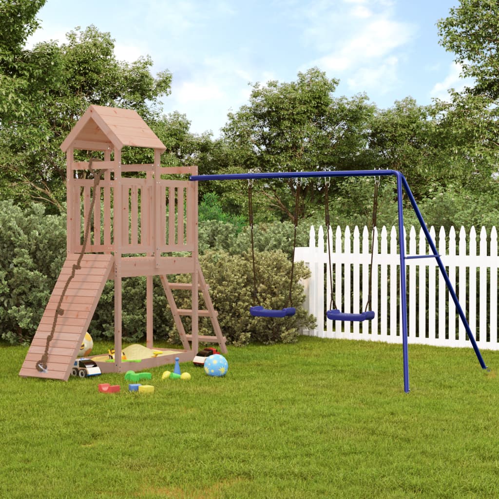 Vidaxl Playhouse Solid Douglas Wood