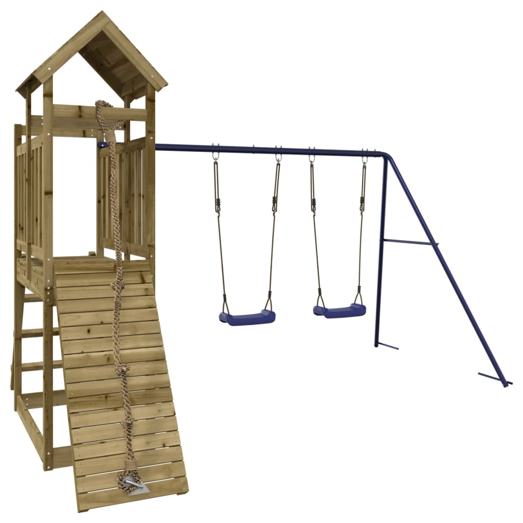 Vidaxl Playhouse imprægneret fyrretræ