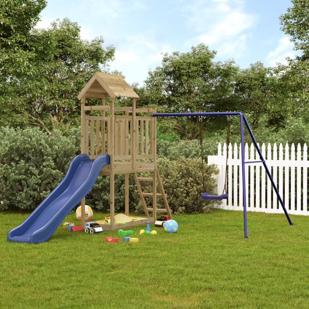 Vidaxl Playhouse imprægneret fyrretræ