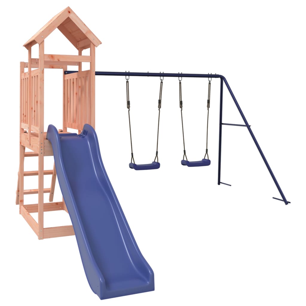 Vidaxl Playhouse Solid Douglas Wood