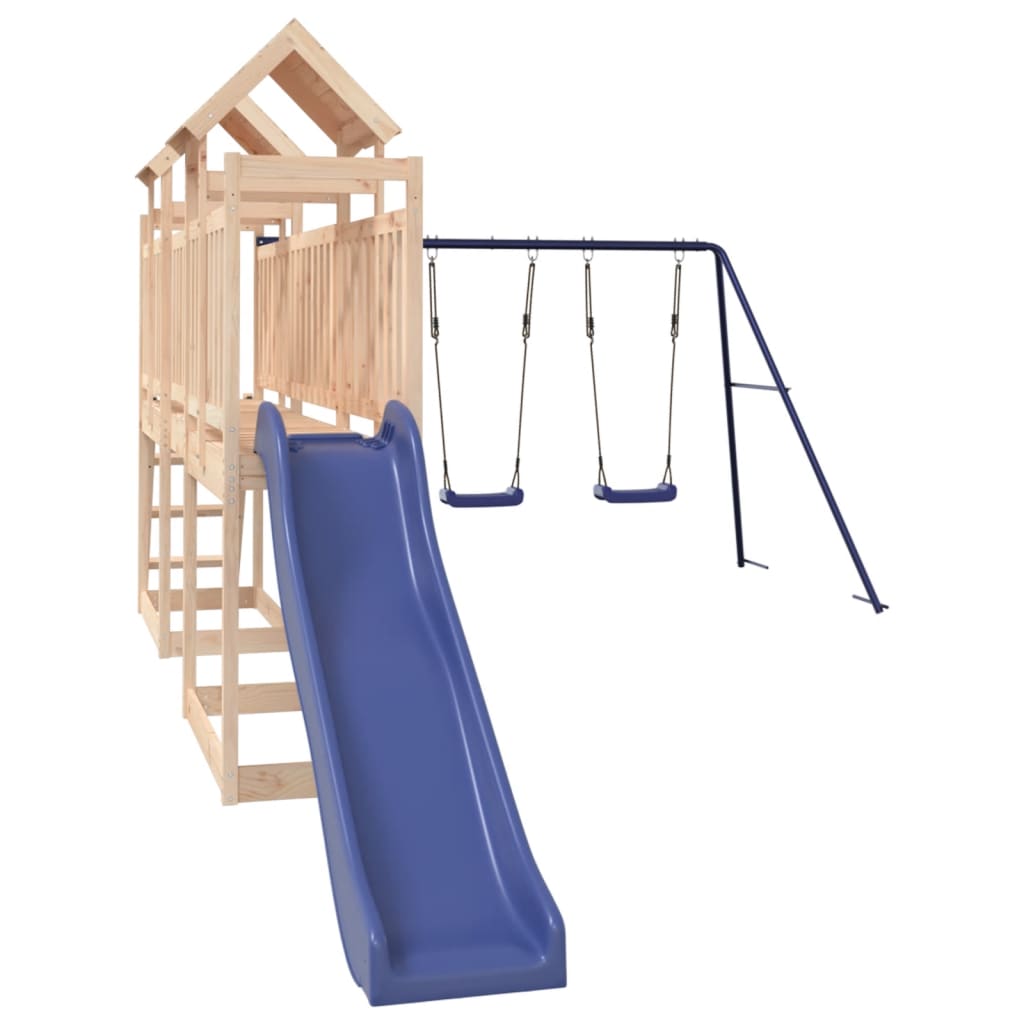 Vidaxl Playhouse Solid Pine Wood