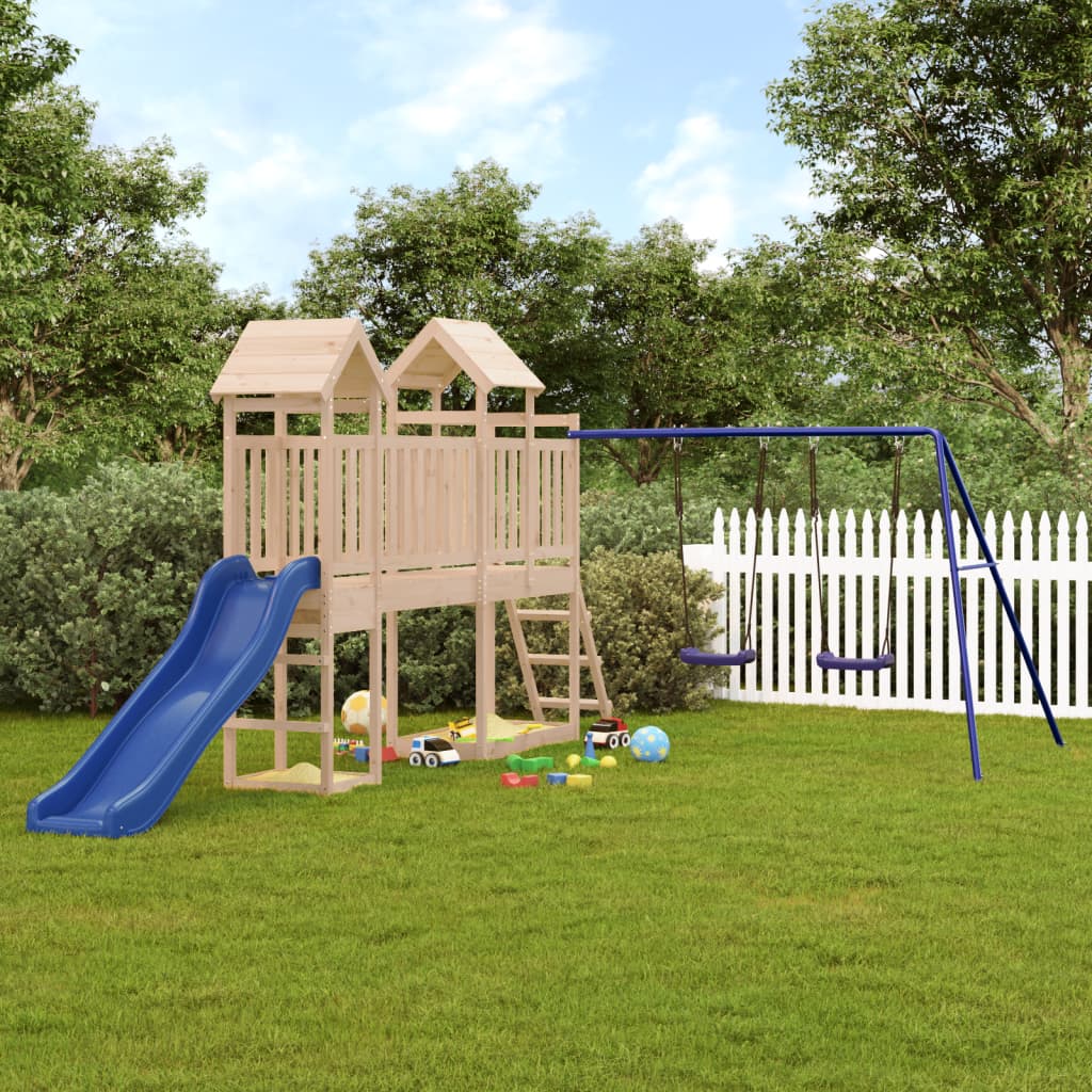 Vidaxl Playhouse Solid Pine Wood