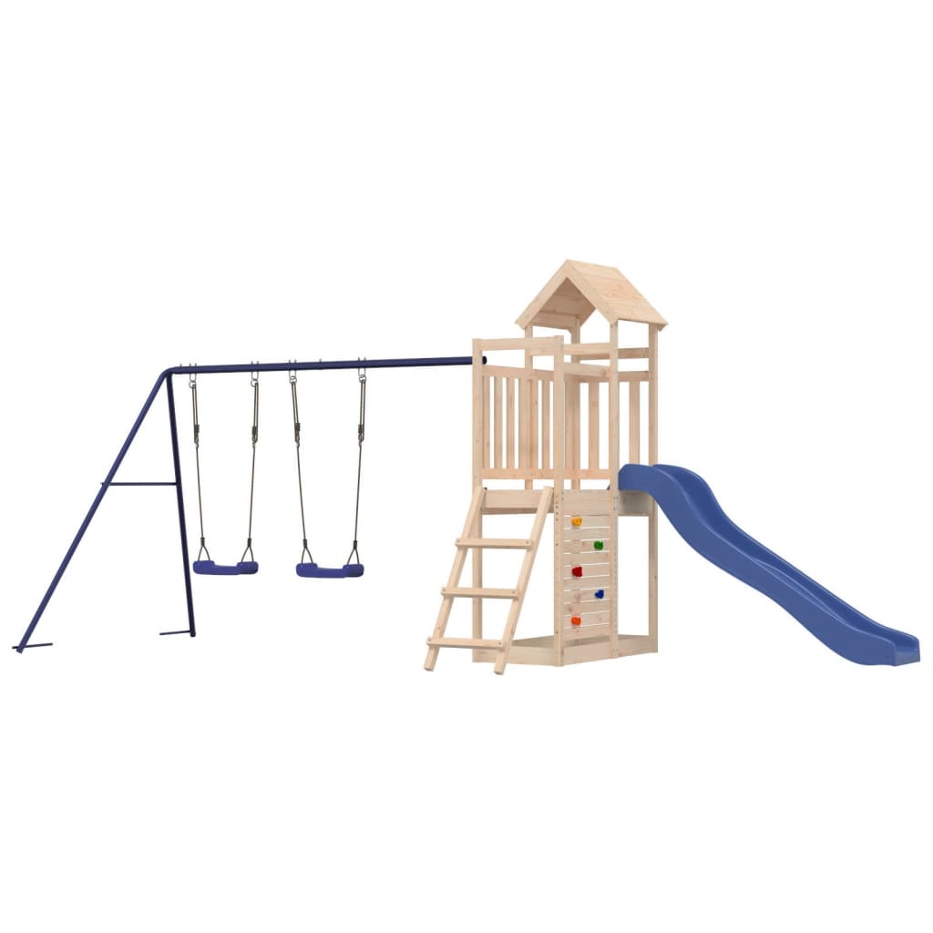 Vidaxl Playhouse Solid Pine Wood