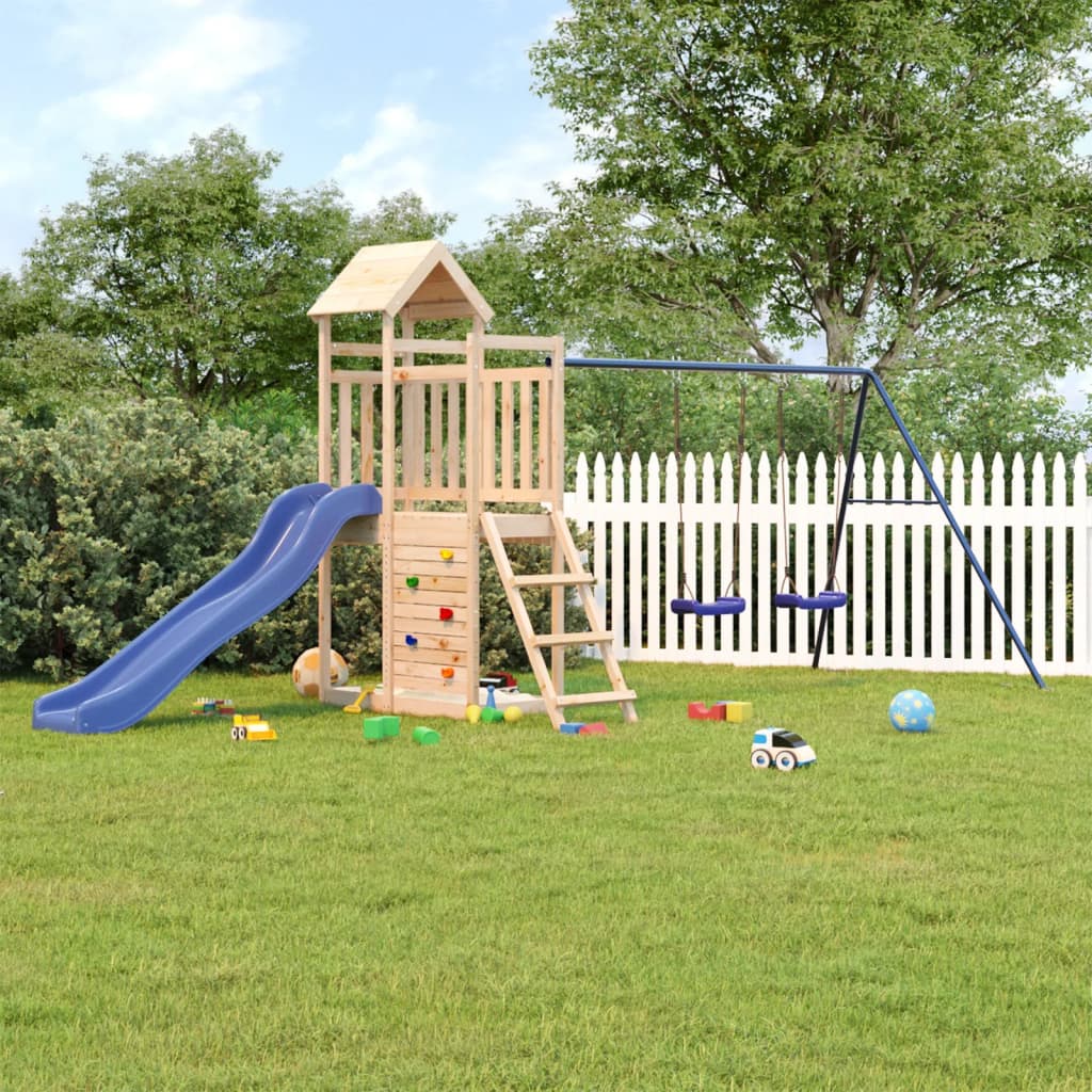 Vidaxl Playhouse Solid Pine Wood
