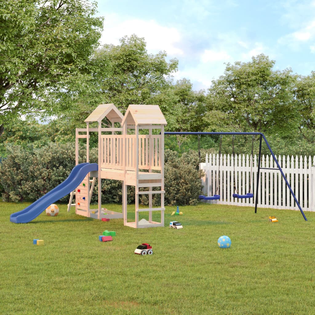 Vidaxl Playhouse Solid Pine Wood