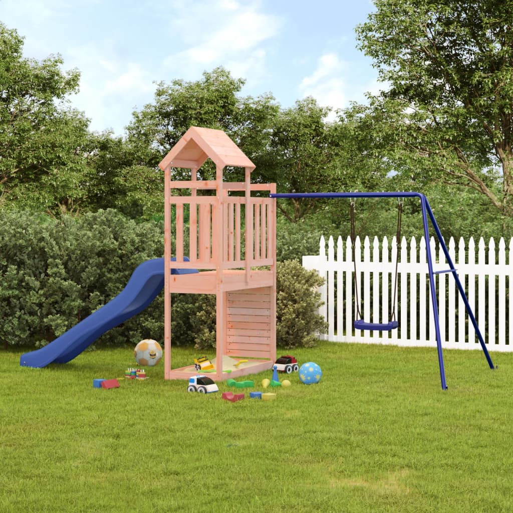 Vidaxl Playhouse Solid Douglas Wood