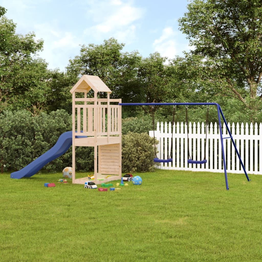 Vidaxl Playhouse Solid Pine Wood
