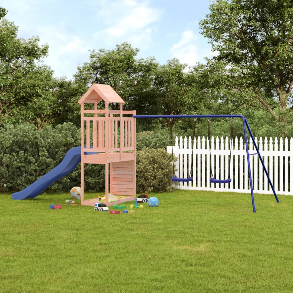 Vidaxl Playhouse Solid Douglas Wood