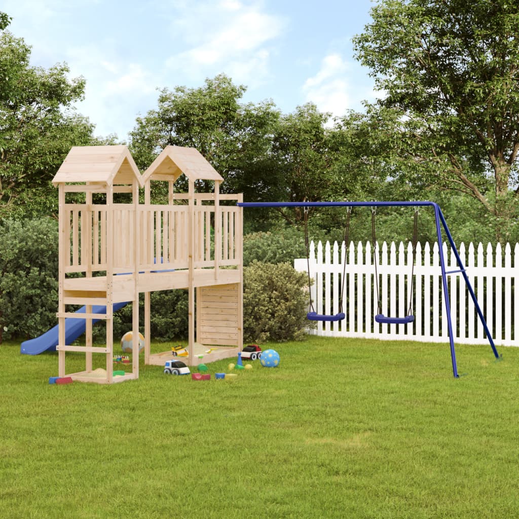 Vidaxl Playhouse Solid Pine Wood