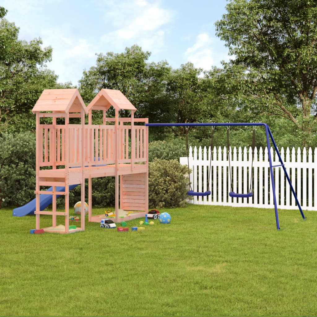 Vidaxl Playhouse Solid Douglas Wood