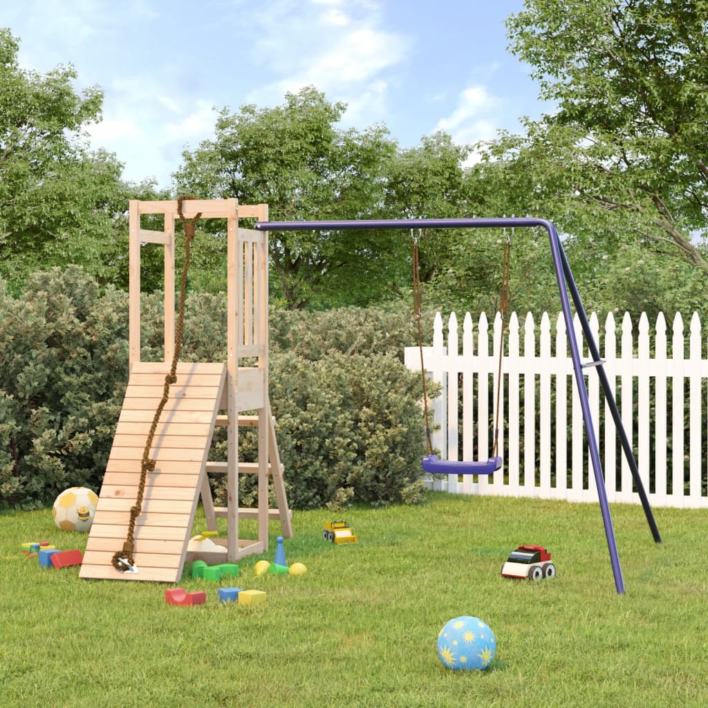 Vidaxl Playhouse Solid Pine Wood