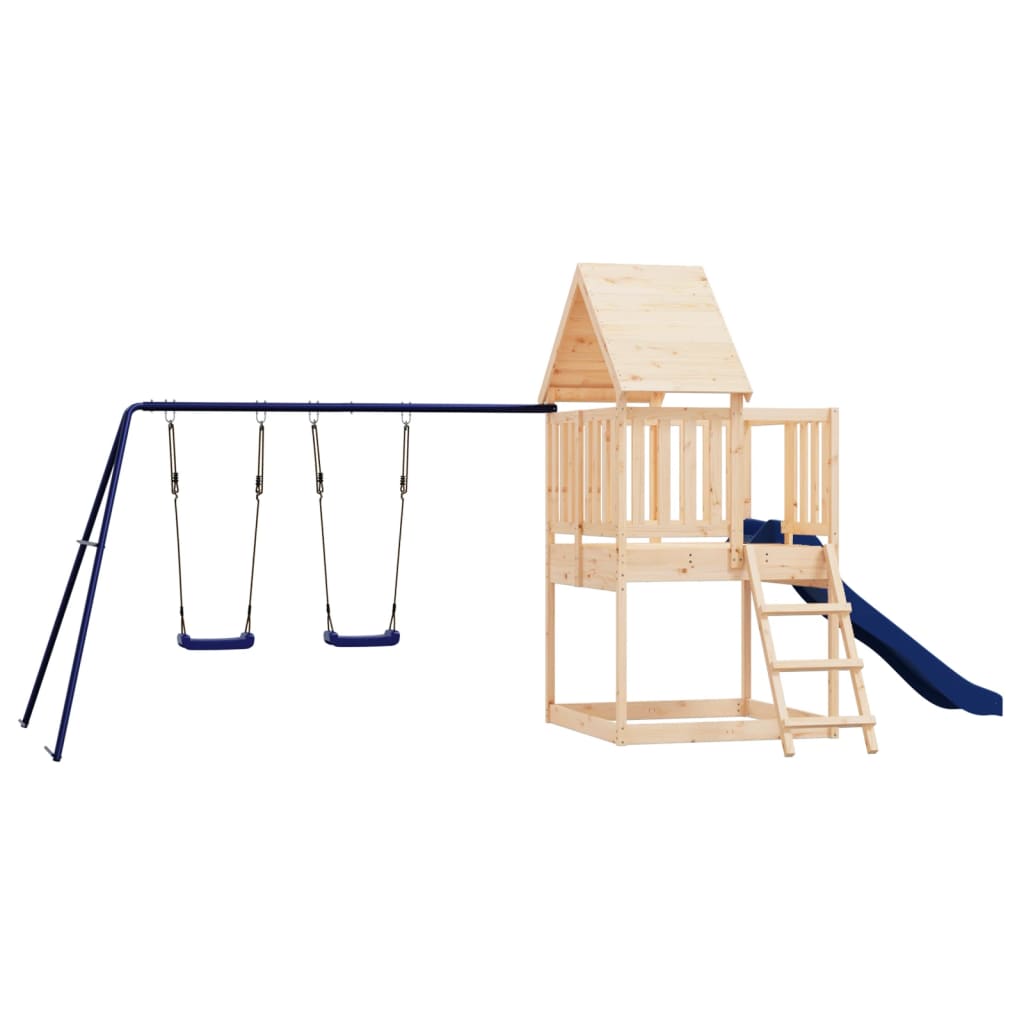 Vidaxl Playhouse Solid Pine Wood