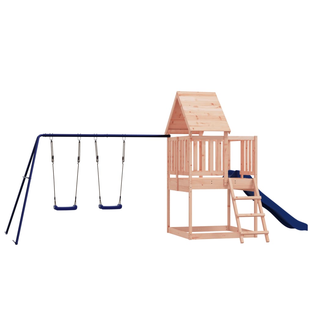 Vidaxl Playhouse Solid Douglas Wood