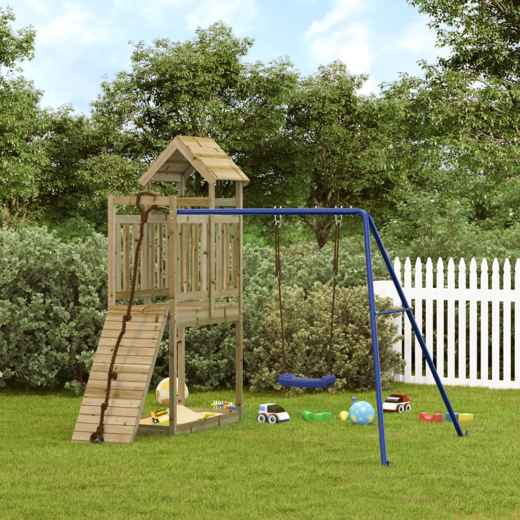 Vidaxl Playhouse imprægneret fyrretræ