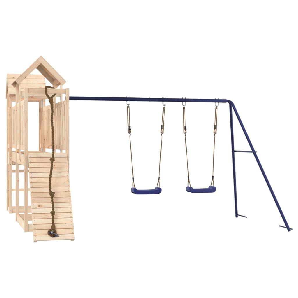 Vidaxl Playhouse Solid Pine Wood