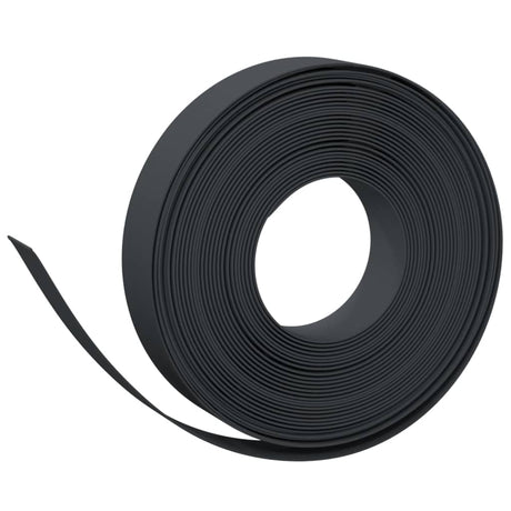 Vidaxl havekanter 5 stk 10 m 10 cm polyethylen sort