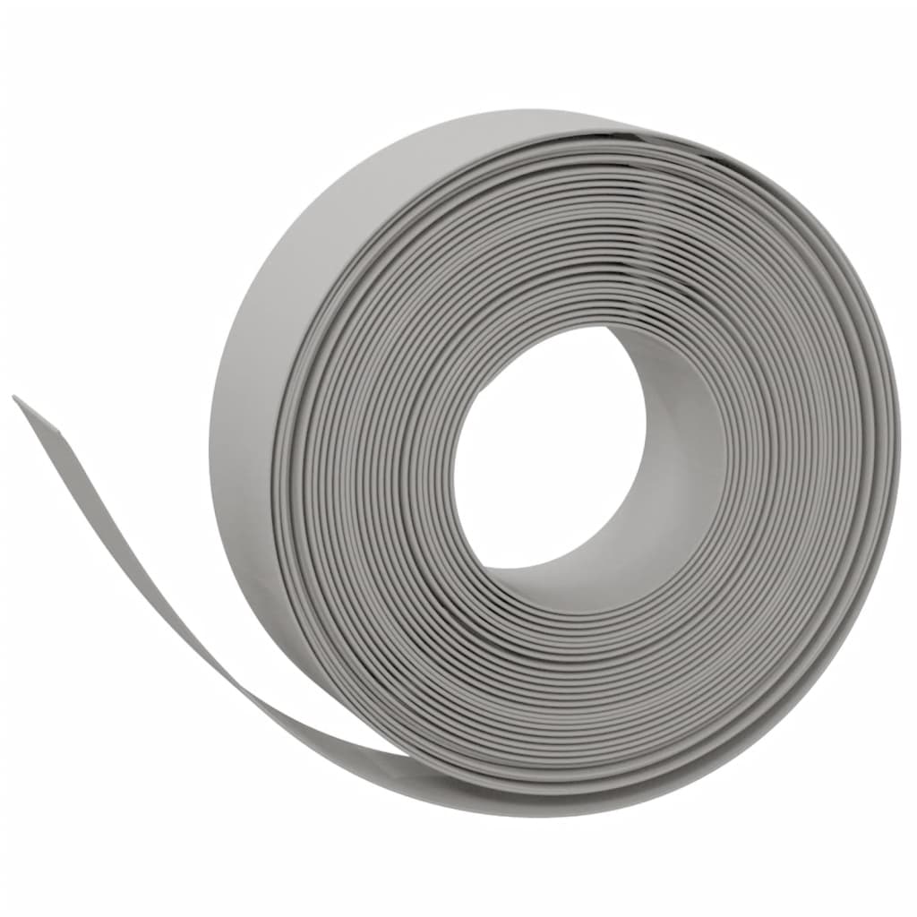 Vidaxl havekanter 2 stk 10 m 15 cm polyethylen grå