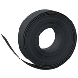 Vidaxl havekanter 3 stk 10 m 15 cm polyethylen sort