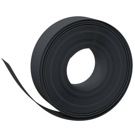 Vidaxl havekanter 3 stk 10 m 15 cm polyethylen sort